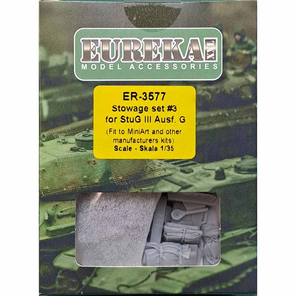 【新製品】ER-3577 1/35 WWII 独 III号突撃砲G型用積荷セット＃3(汎用)