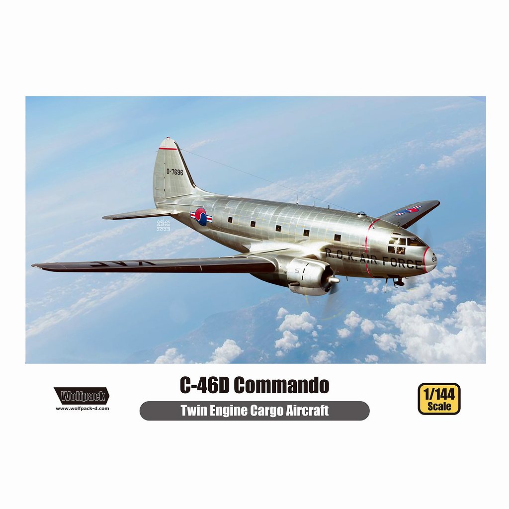 【新製品】WP14003 1/144 C-46D コマンドー(プレミアムエディションキット)