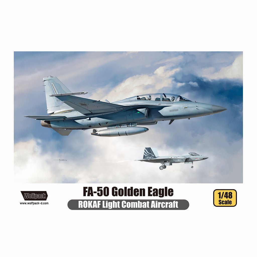 【新製品】WP14820 1/48 FA-50 ゴールデンイーグル 韓国空軍 (プレミアムエディションキット)