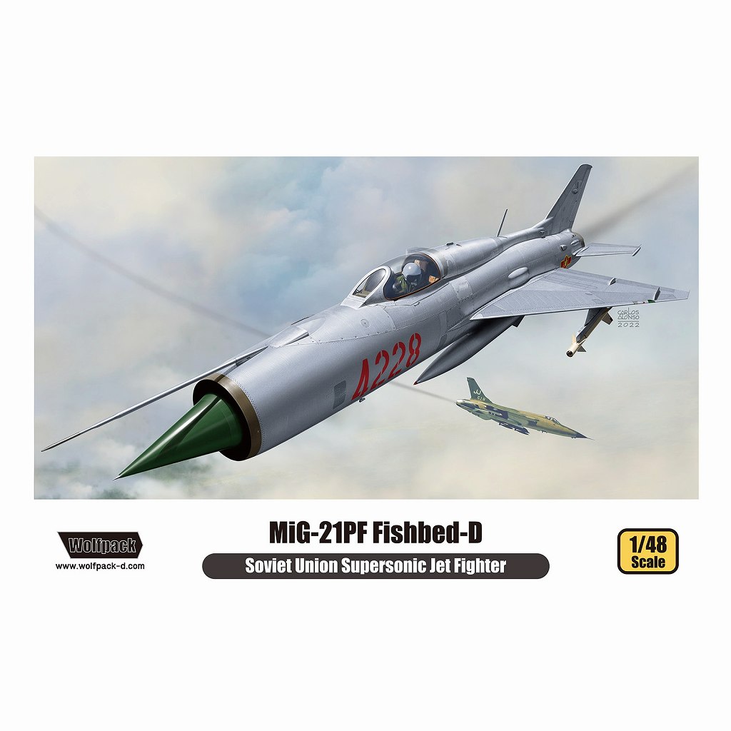 【新製品】WP14821 1/48 ミグ MiG-21PF フィッシュベッドD (プレミアムエディションキット)