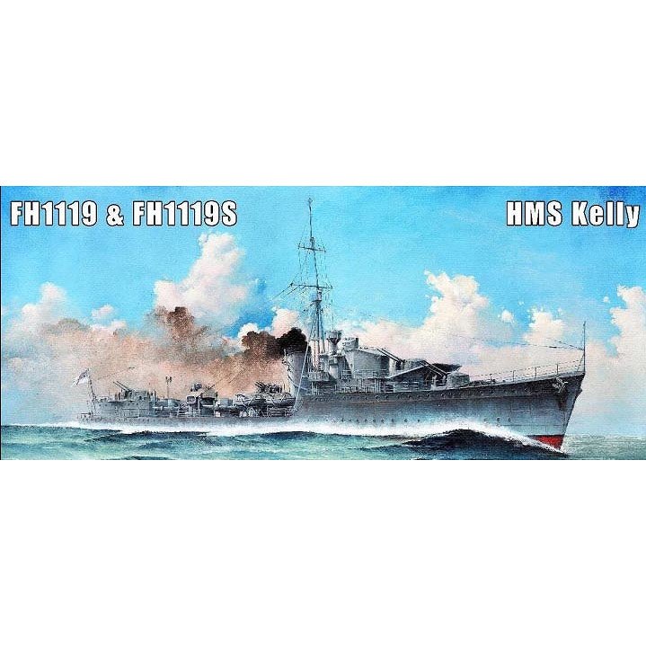 【新製品】FH1119S 英海軍 K級駆逐艦 ケリー Kelly 1940 豪華版
