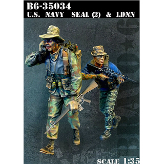 【再入荷】[2013383503400] 35034)現用 アメリカ海軍 SEAL(2) & 南ベトナム海軍特殊部隊(LDNN)