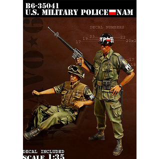 【再入荷】[2013383504100] 35041)現用 アメリカ軍 憲兵 ベトナム