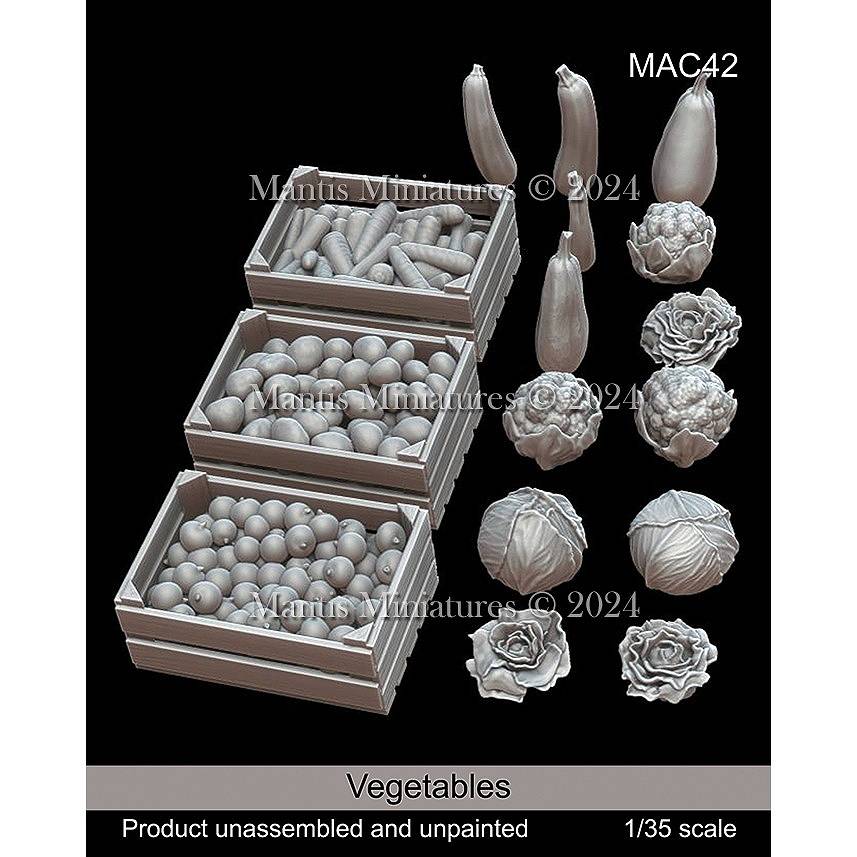 【新製品】MAC42 1/35 収穫された野菜