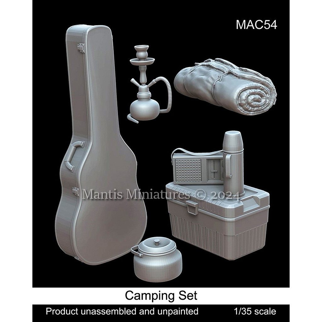 【新製品】MAC54 1/35 キャンプ用品セット(7個入)