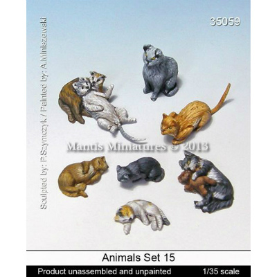 【新製品】[2013413505909] 35059)動物セット15 ネコ