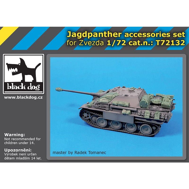 【新製品】T72132 1/72 ヤークトパンター用 アクセサリーセット (ズベズダ用)