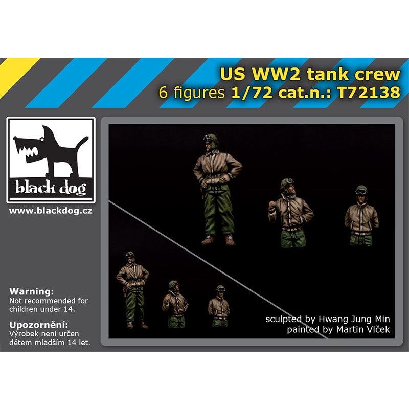 【新製品】T72138 1/72 WW.II 米軍 戦車クルー