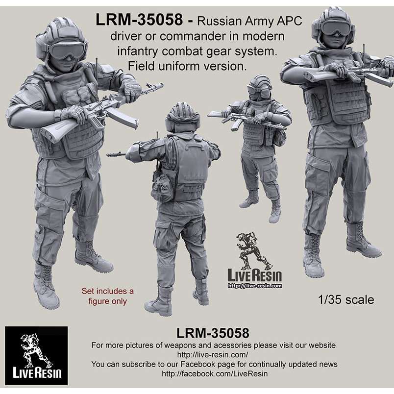 【新製品】LRM-35058 現用 ロシア陸軍APCドライバー コンバットギアシステムセット11 フィールドユニフォームバージョン