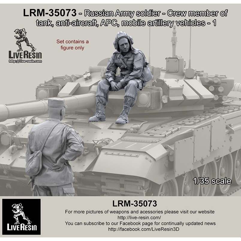 【新製品】LRM-35073 現用 ロシア陸軍 AFVクルー 1