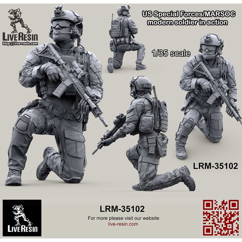 【新製品】LRM-35102 アメリカ海兵隊特殊作戦コマンド MARSOC インアクション 1