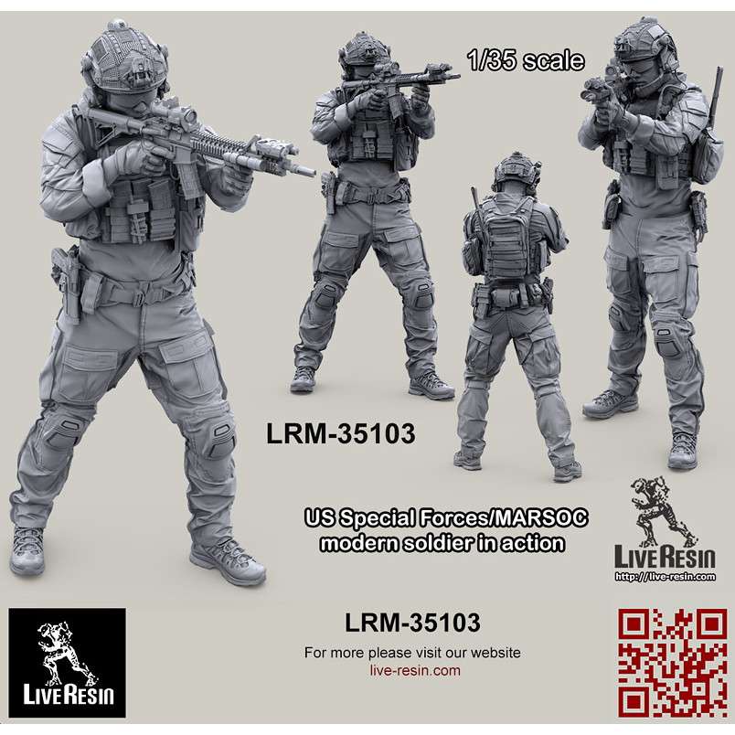 【新製品】LRM-35103 アメリカ海兵隊特殊作戦コマンド MARSOC インアクション 2