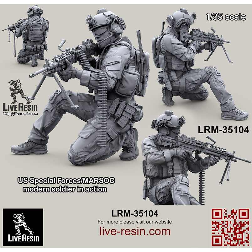 【新製品】LRM-35104 アメリカ海兵隊特殊作戦コマンド MARSOC インアクション 3