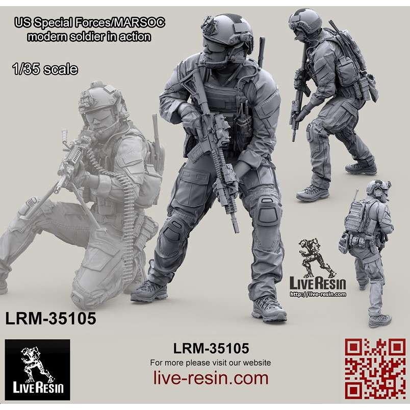 【新製品】LRM-35105 アメリカ海兵隊特殊作戦コマンド MARSOC インアクション 4