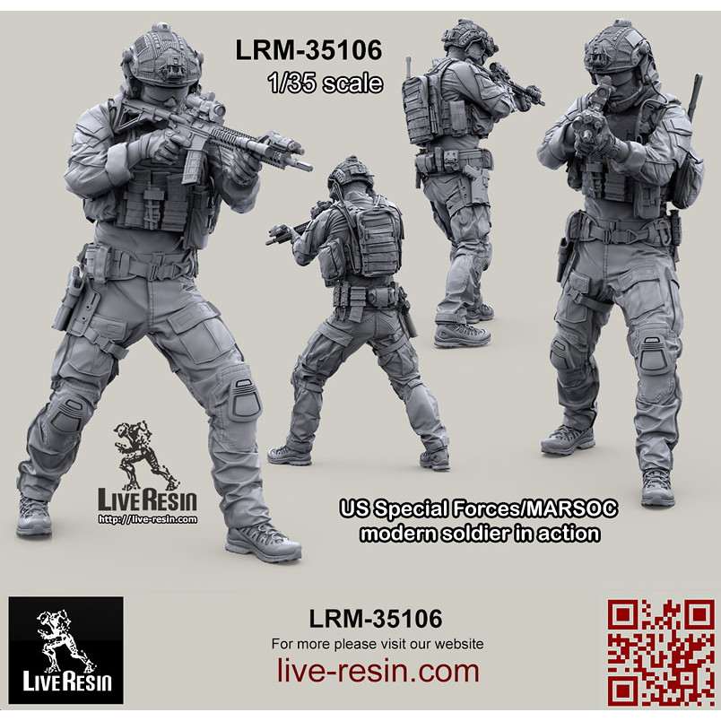 【新製品】LRM-35106 アメリカ海兵隊特殊作戦コマンド MARSOC インアクション 5