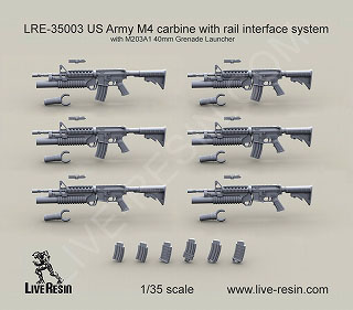 【新製品】[2013623500305] LRE-35003)アメリカ陸軍 M4 カービン M203A1 グレネードランチャー