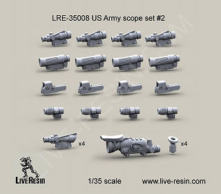 【新製品】[2013623500800] LRE-35008)アメリカ陸軍 スコープセット #2