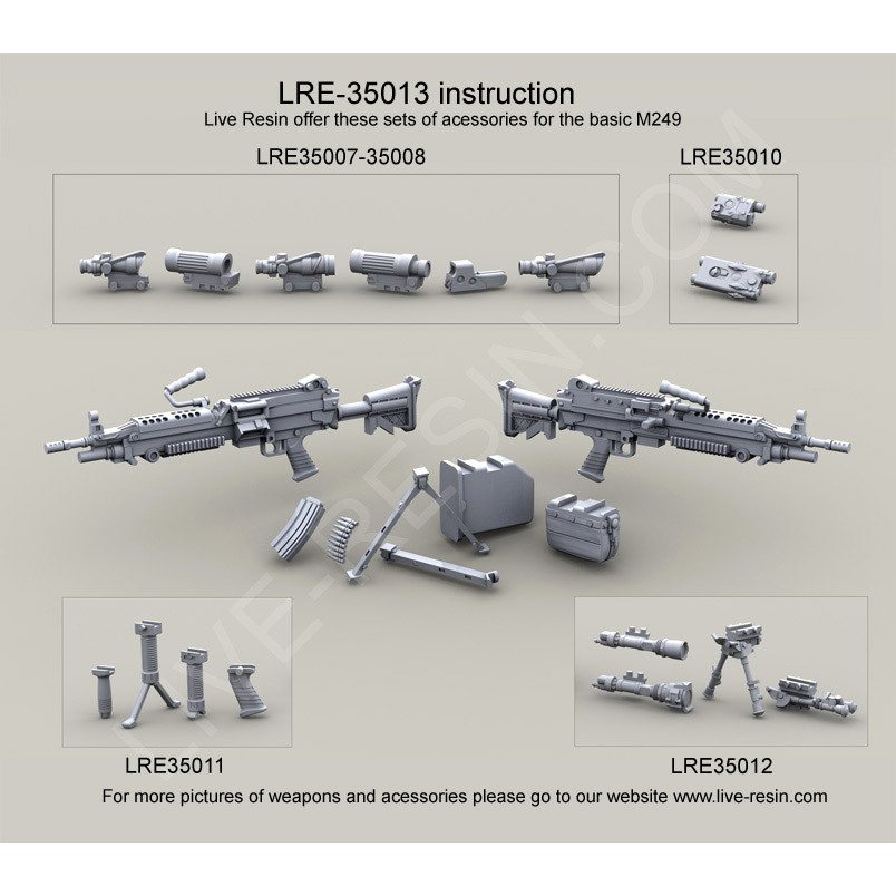 【新製品】[2013623501302] LRE-35013)アメリカ陸軍 M249 SAW