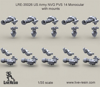 【新製品】[2013623502606] LRE-35026)アメリカ陸軍 NVG PVS 14 ナイトビジョン&マウント