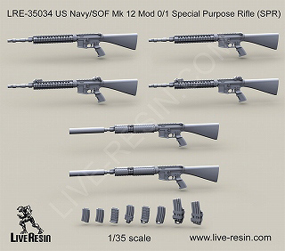 【新製品】[2013623503405] LRE-35034)アメリカ海軍 特殊作戦部隊(SOF) Mk.12 Mod 0/1 特殊目的ライフル(SPR)