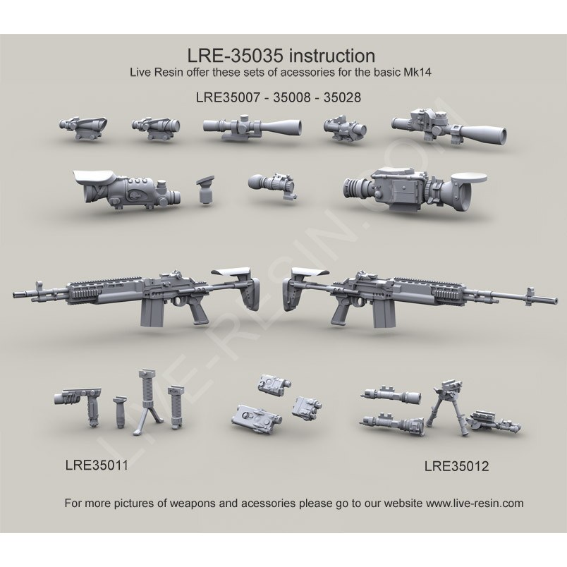 【新製品】[2013623503504] LRE-35035)アメリカ海軍 EBR M14