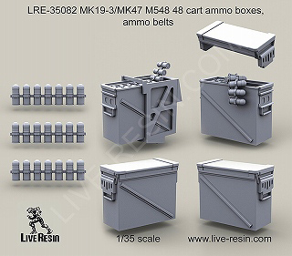 【新製品】[2013623508202] LRE-35082)Mk.19-3/Mk47 M548弾薬箱・弾帯