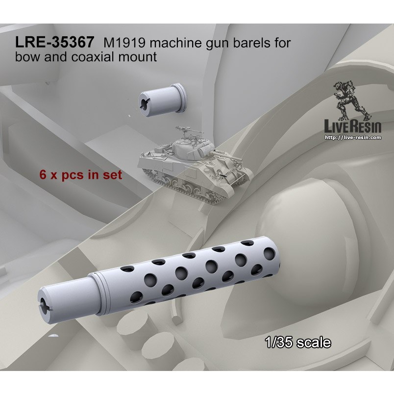 【新製品】LRE-35367 M1919 machine gun barels for bow and coaxial mount