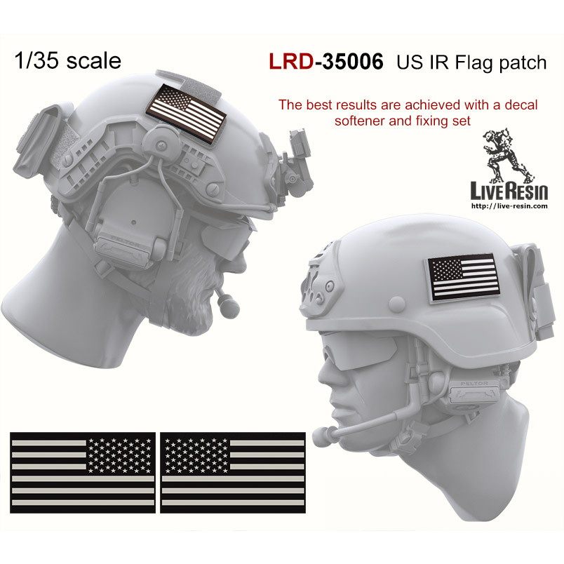 【新製品】LRD-35006 IR USフラッグ パッチ