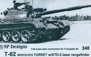 【新製品】[2013633524803] 248)T-62 M1972/1975砲塔 KTD-2 レーザーレンジファインダー装備型