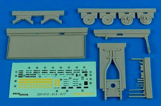 【新製品】[2013683201709] 320017)MHU-191/M 搭載兵装地上移送用牽引台車とアエロ71Aスキッド式運搬台