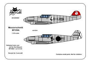 【新製品】[2013693200808] AC32008C)メッサーシュミット Bf109A コンバージョン