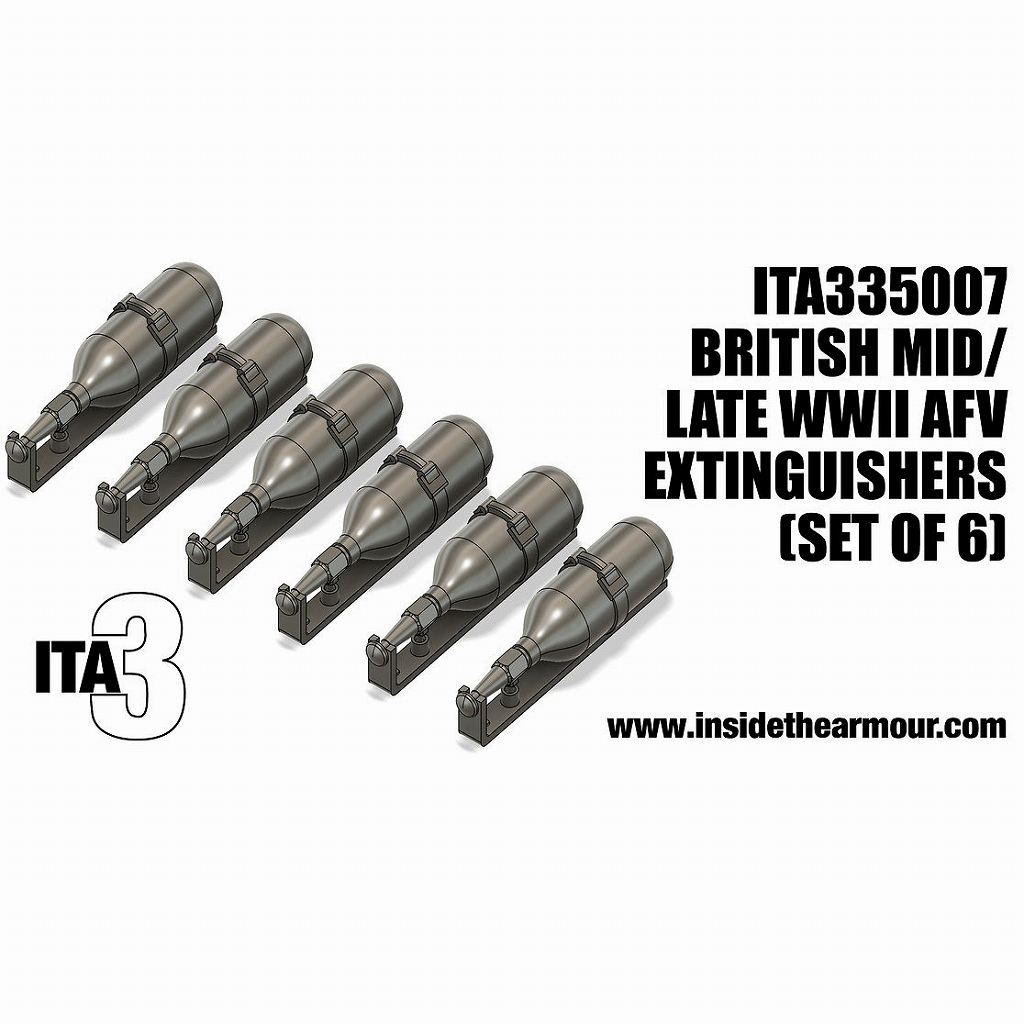 【新製品】ITA335007 イギリス AFV用 消火器 大戦後期