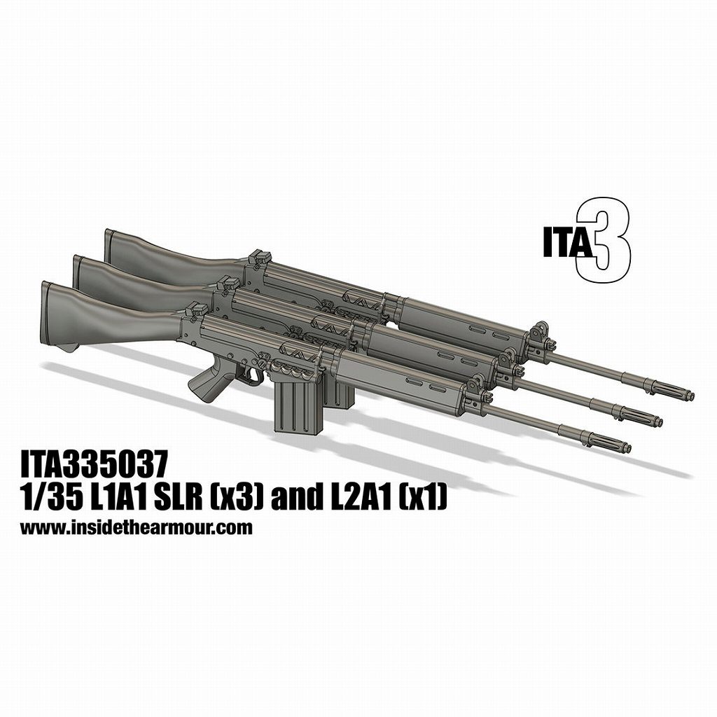 【新製品】ITA335037 イギリス L1A1 (x3) L1A2 LMG (x1) 冷戦期