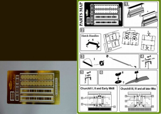 【新製品】[2013743506102] ITA35061)チャーチル Mk.I/II用ベーシックエッチングパーツ