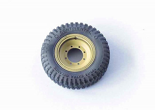 【新製品】[2013843401901] BK-019)Sd.Kfz.251/Sd.Kfz.11用スペアホイール(Continental Tire)