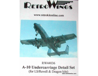 【新製品】[2013894403602] RW44036)A-10 ランディングギア&ホイールセット