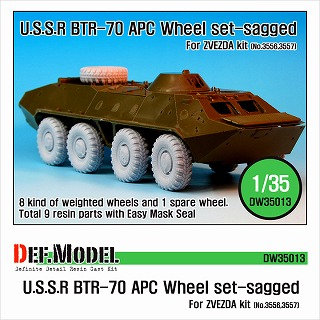 【新製品】[2013923501309] DW35013)BTR-70 APC 自重変形タイヤ