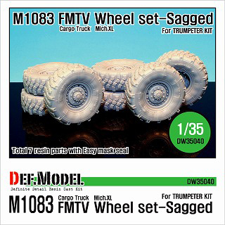 【新製品】[2013923504003] DW35040)M1083 FMTV カーゴトラック Mich.XL 自重変形タイヤ