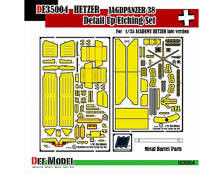 【新製品】[2013923800402] DE35004)ヘッツァー後期型 ディテールアップセット