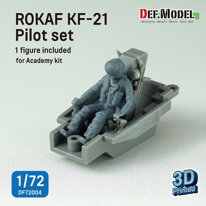 【新製品】DF72004 1/72 韓国空軍 KF-21 ポラメ パイロットセット アカデミー用