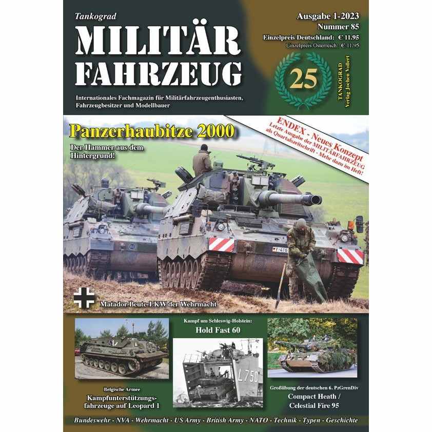 【新製品】Militarfahrzeuge 2023/1 ミリターフォールツォイク 2023年 1号