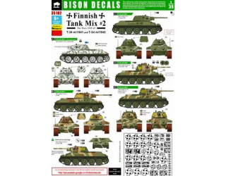 【新製品】[2014543518203] 35182)フィンランド戦車 Mix #2 T-34/76 1941/1943