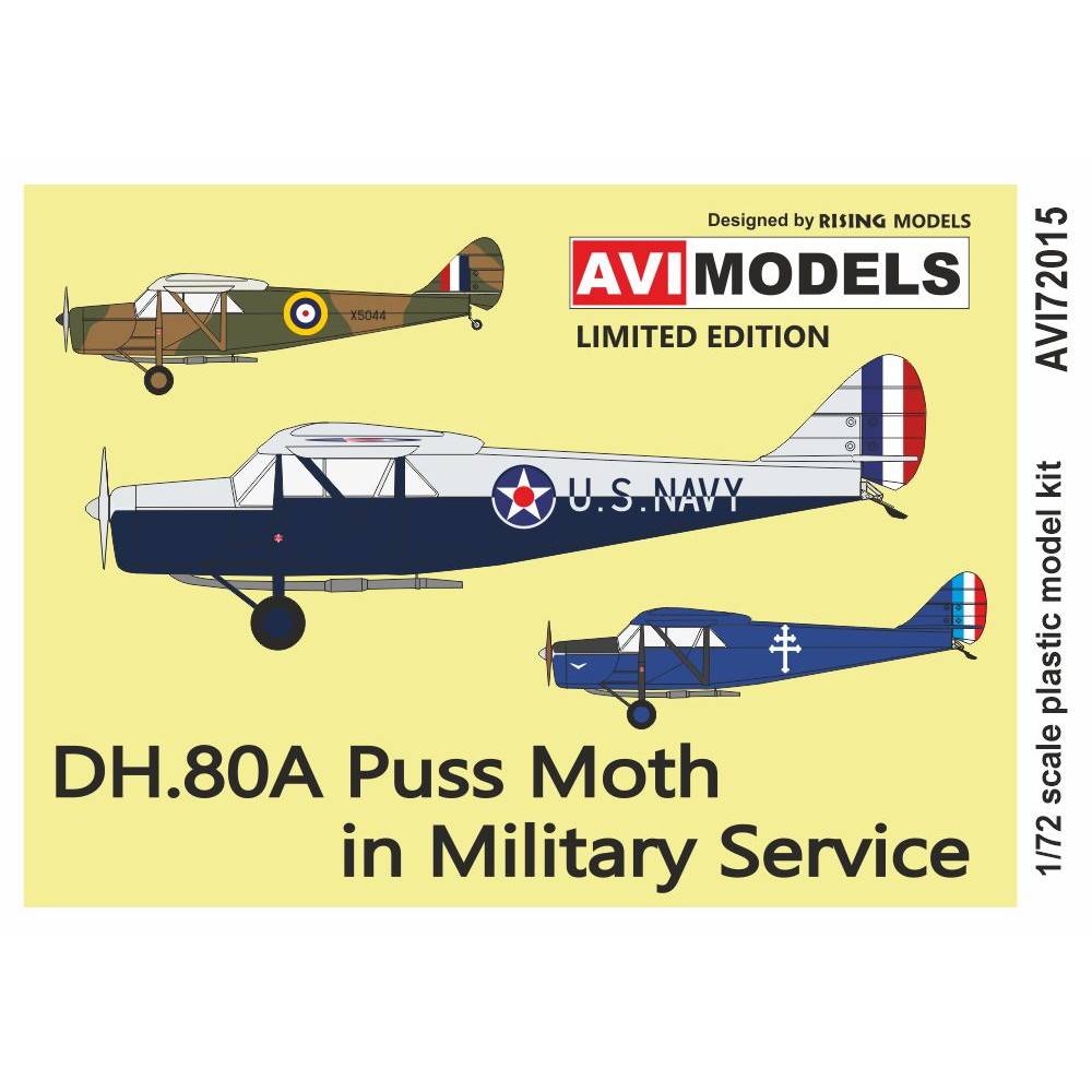 【新製品】AVI72016 1/72 デ・ハビランド D.H.80A プス・モス｢水上機｣