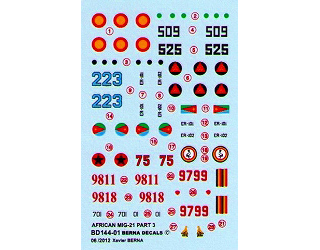 【新製品】[2014711400101] BD144-01)MiG-21 Part3 アフリカ大陸のMiG-21