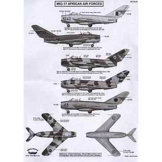 【新製品】[2014713202505] BD32-25)MiG-17 アフリカンエアフォース