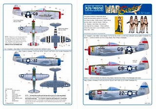 【新製品】[2014763203101] KW132031)P-47D サンダーボルト バブルトップ ノーズアート