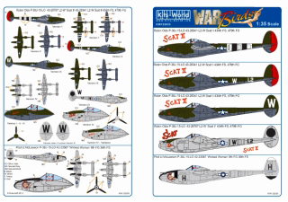 【新製品】[2014763203507] KW132035)P-38J ライトニング ノーズアート