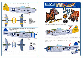 【新製品】[2014763204009] KW132040)P-47N サンダーボルト ノーズアート