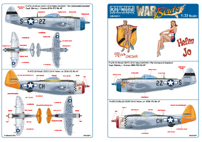 【新製品】[2014763207109] KW132071)P-47D サンダーボルト バブルトップ ノーズアート