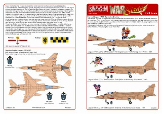 【新製品】[2014764805106] KW148051)Sepecat Jaguar Desert Storm Nose Art - Operation Granby XX962 'Fat Slags'